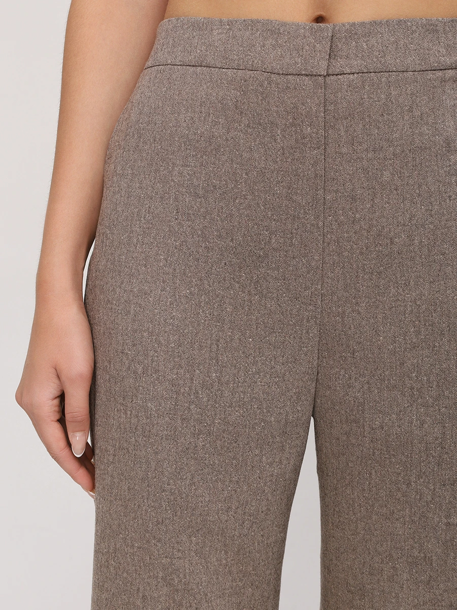 Брюки однотонные