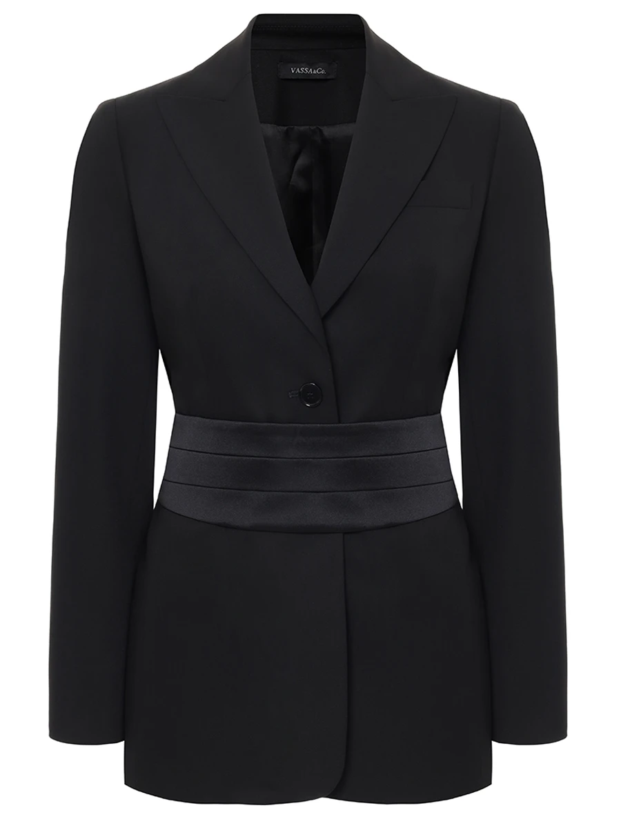 Жакет однотонный