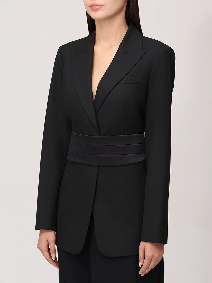 Жакет однотонный