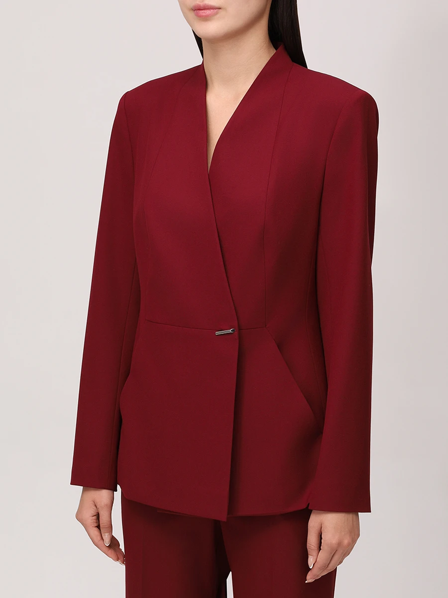 Жакет однотонный