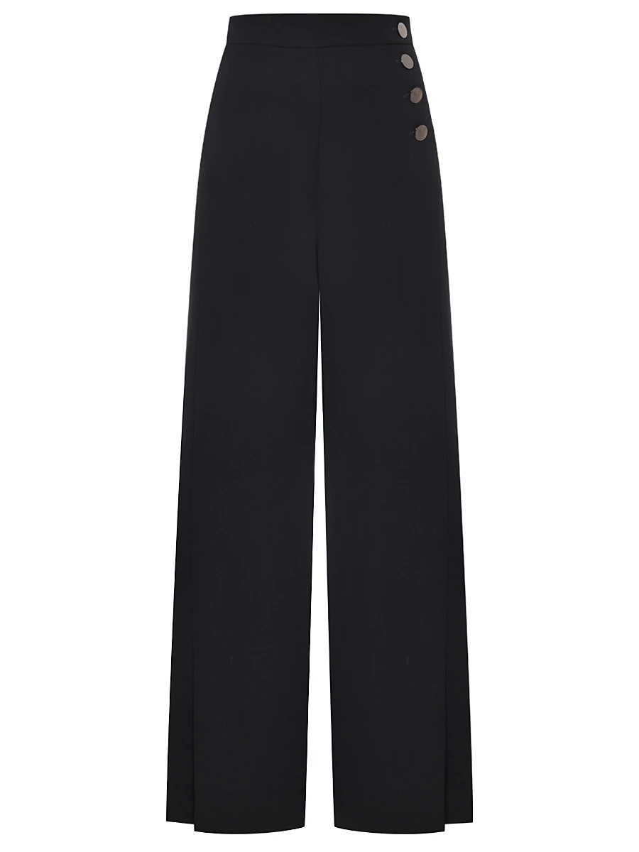 Брюки однотонные