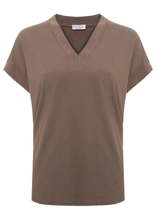 Футболка хлопковая BRUNELLO CUCINELLI