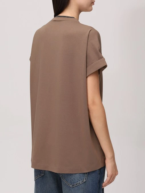 Футболка хлопковая BRUNELLO CUCINELLI