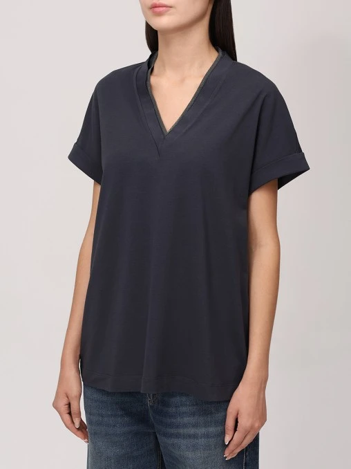 Футболка хлопковая BRUNELLO CUCINELLI