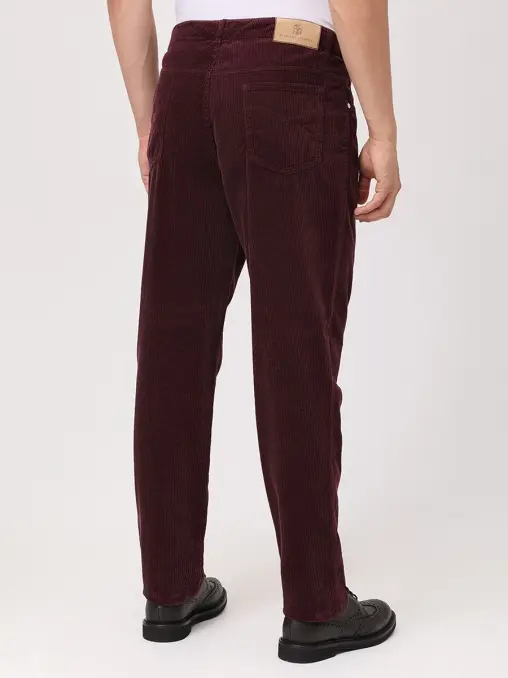 Брюки Traditional Fit вельветовые BRUNELLO CUCINELLI