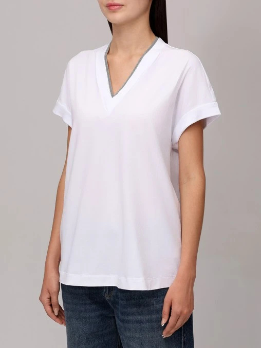 Футболка хлопковая BRUNELLO CUCINELLI