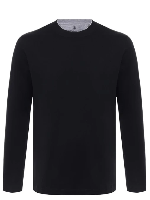 Лонгслив хлопковый BRUNELLO CUCINELLI