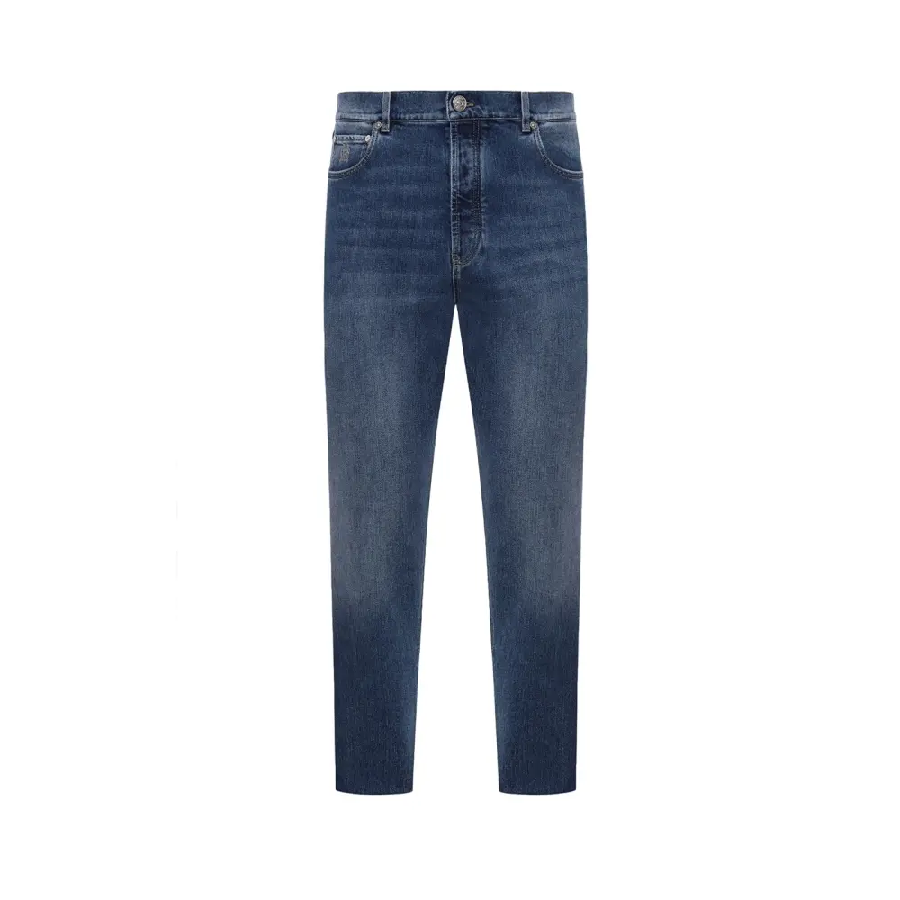 Джинсы Slim Fit хлопковые