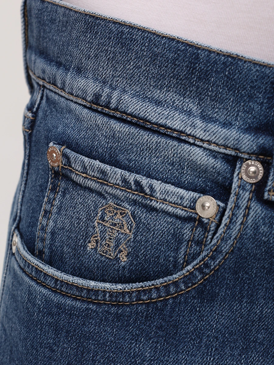 Джинсы Slim Fit хлопковые