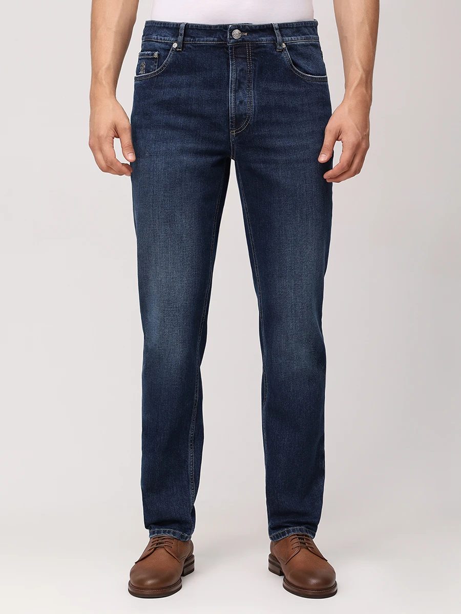 Джинсы Slim Fit хлопковые