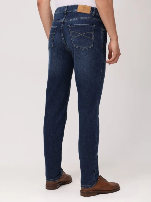 Джинсы Slim Fit хлопковые BRUNELLO CUCINELLI