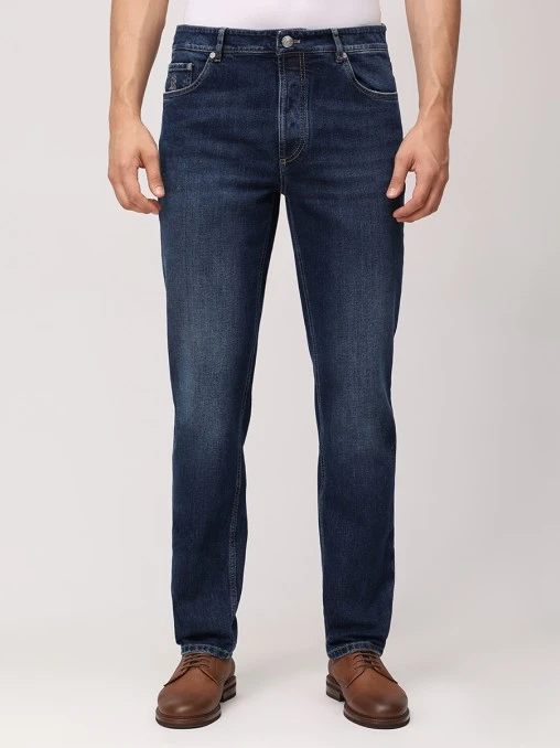 Джинсы Slim Fit хлопковые BRUNELLO CUCINELLI