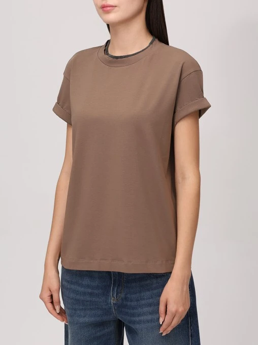 Футболка хлопковая BRUNELLO CUCINELLI