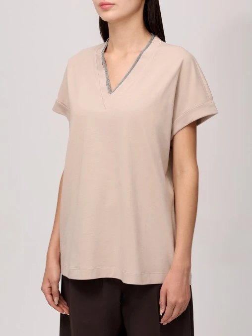 Футболка хлопковая BRUNELLO CUCINELLI