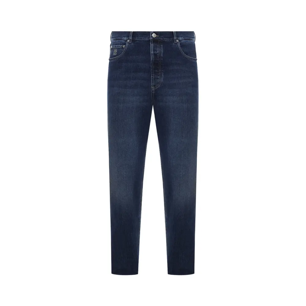Джинсы Slim Fit хлопковые