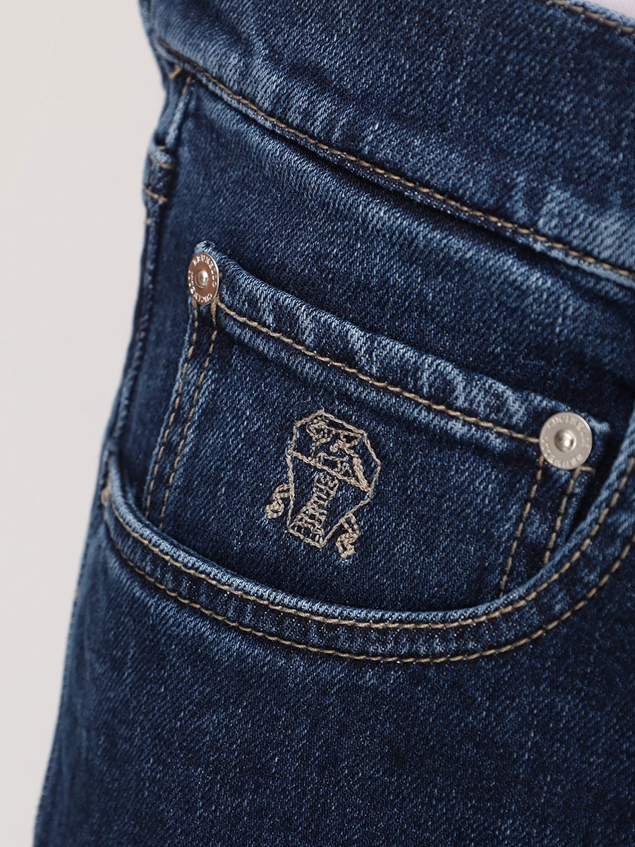 Джинсы Slim Fit хлопковые