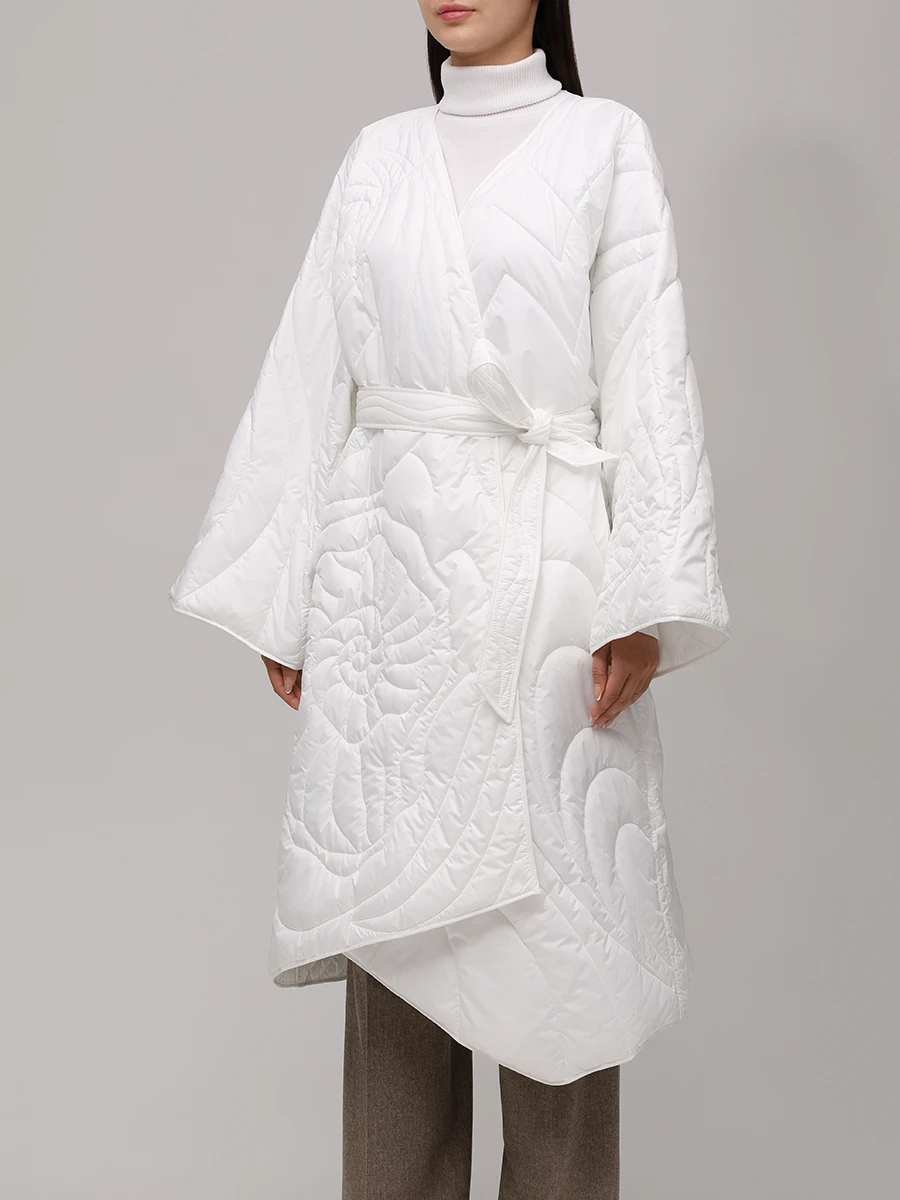 Пальто стеганое пуховое