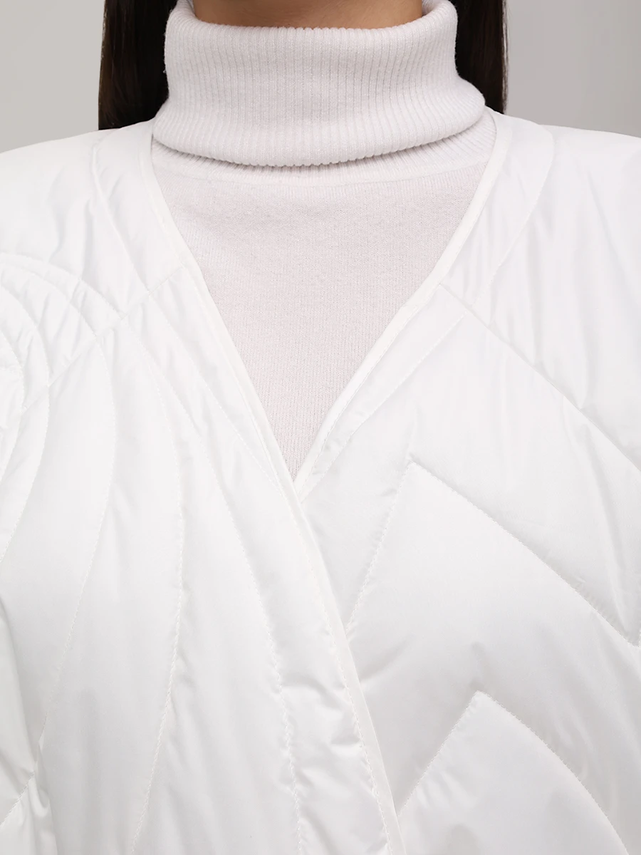 Пальто стеганое пуховое