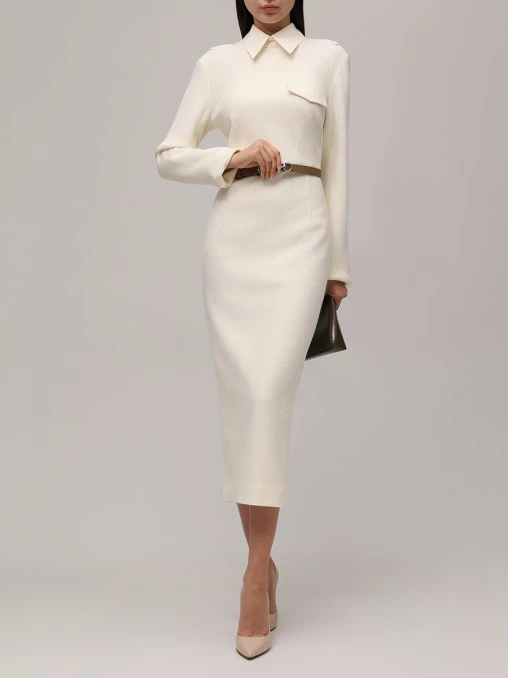 Платье шерстяное AMMONIT