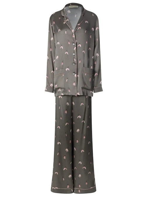 Пижама шелковая Подснежники PERCE-NEIGE