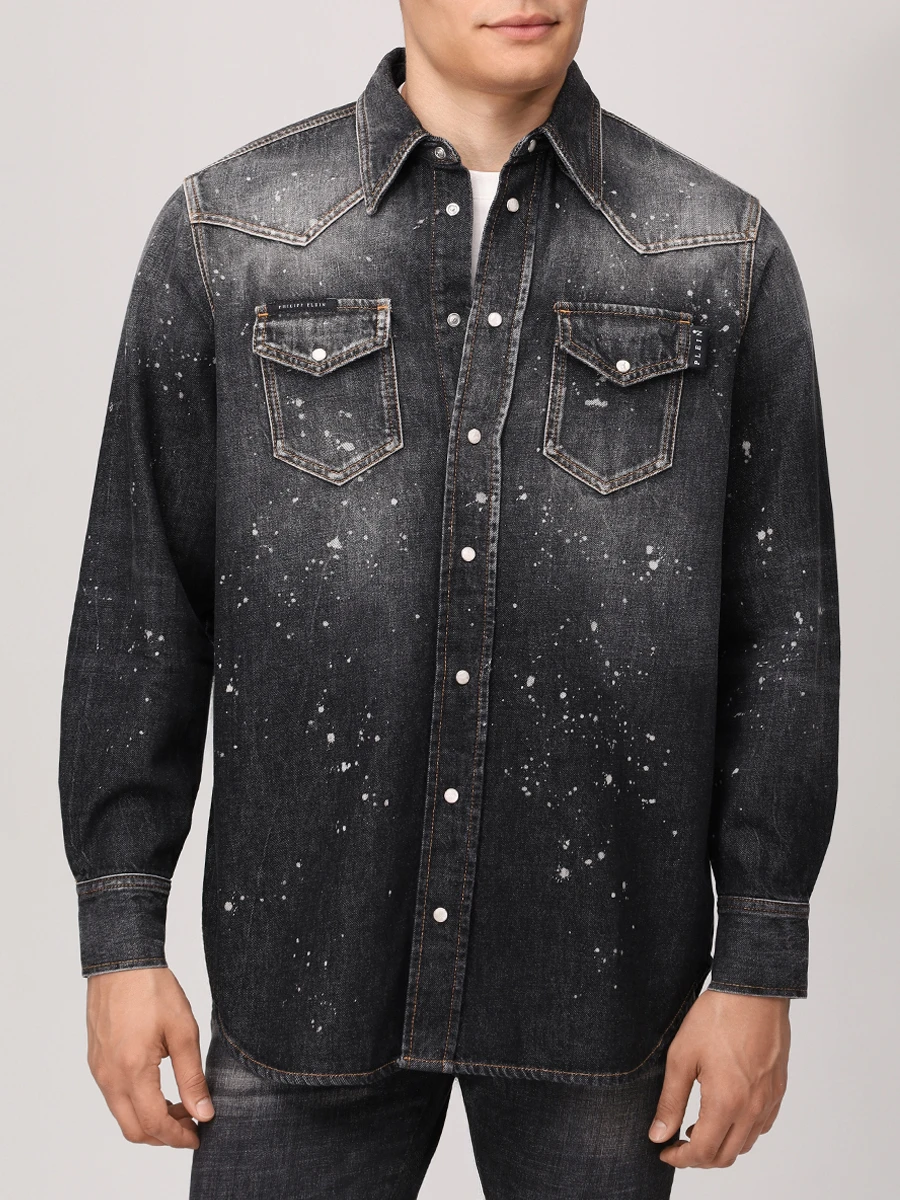 Рубашка джинсовая