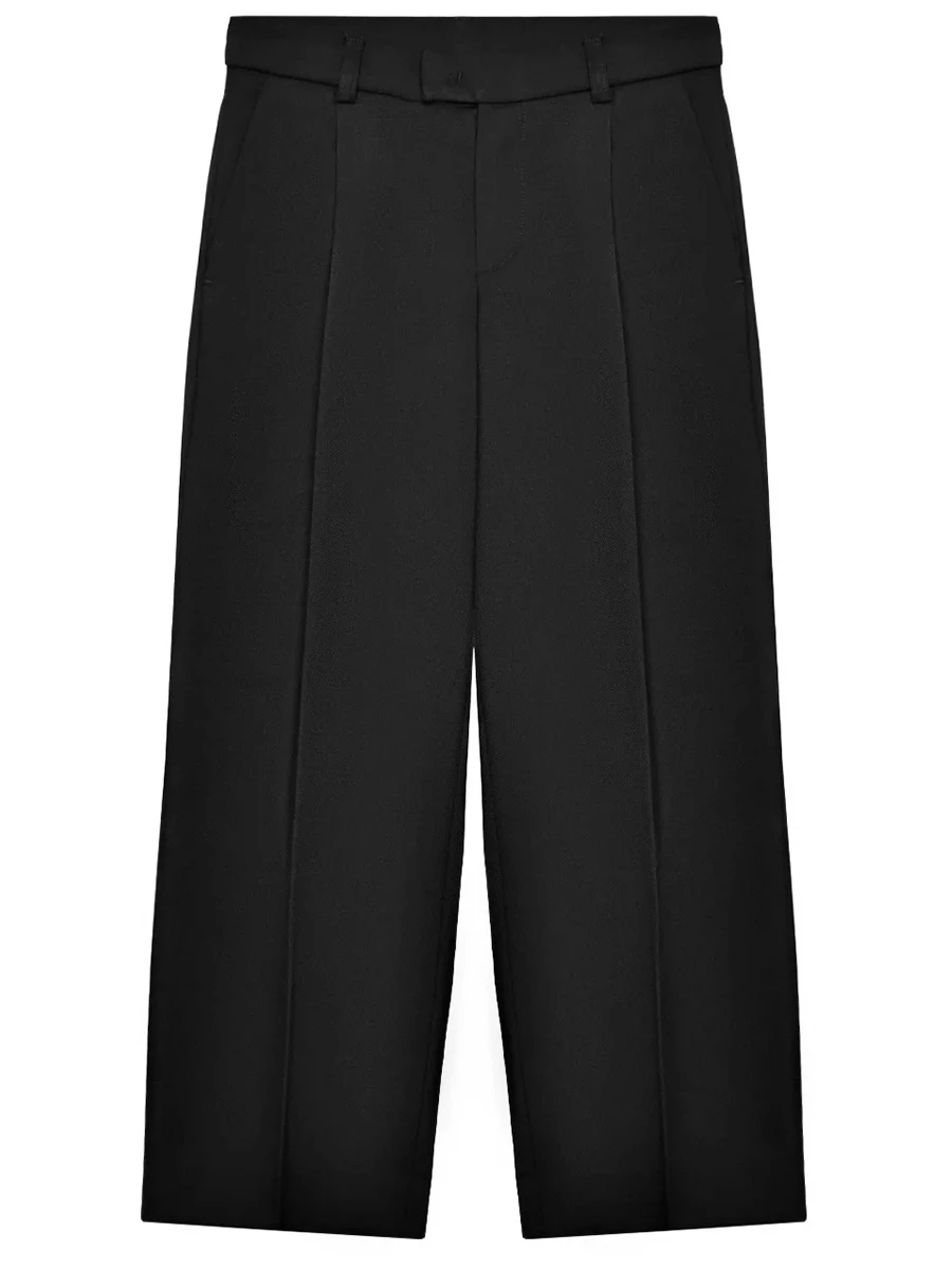 Брюки однотонные