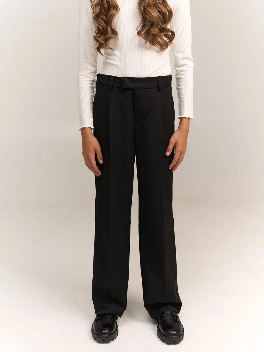 Брюки однотонные