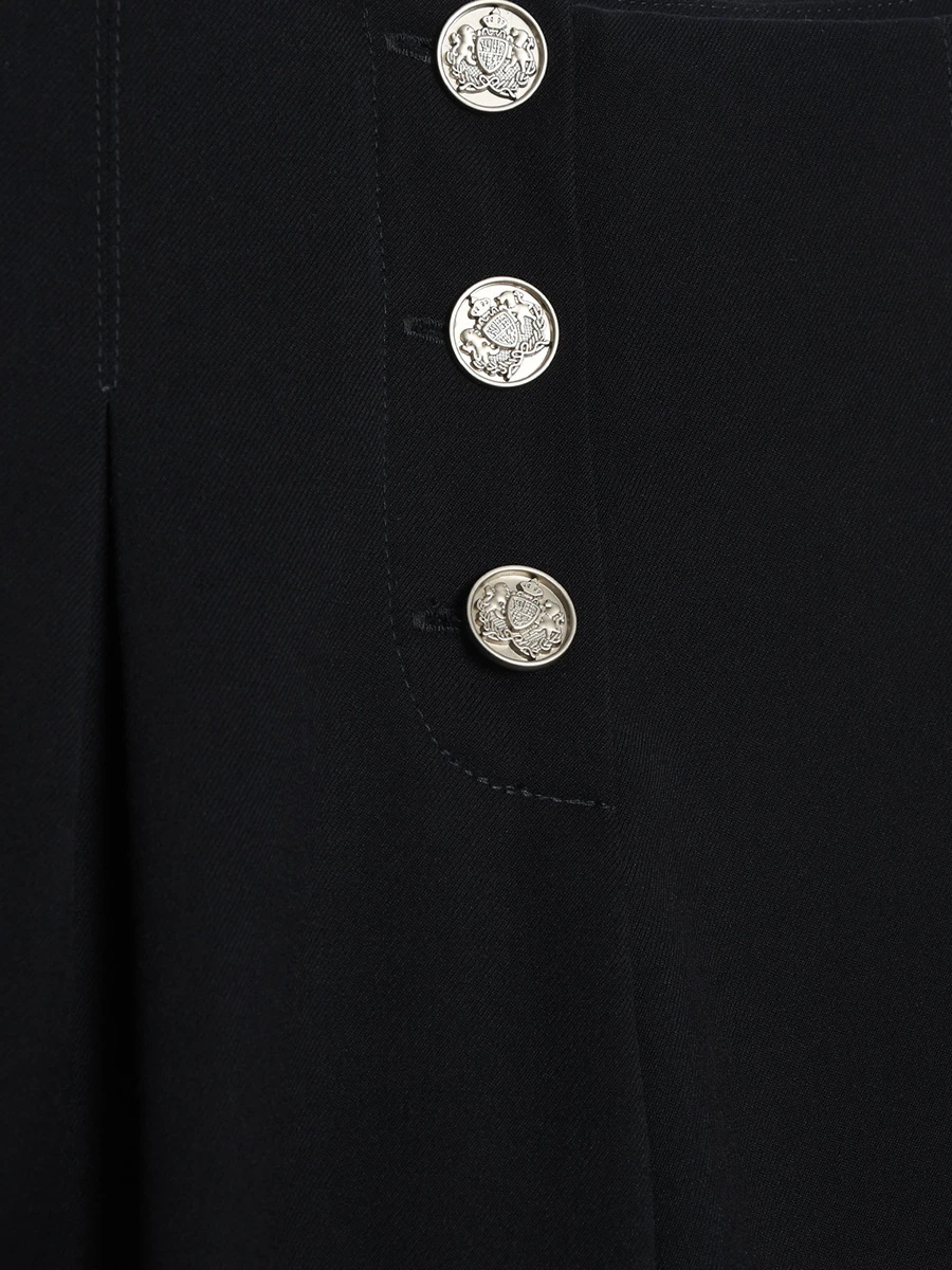 Брюки однотонные