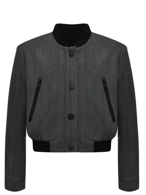 Бомбер с принтом DAN MARALEX