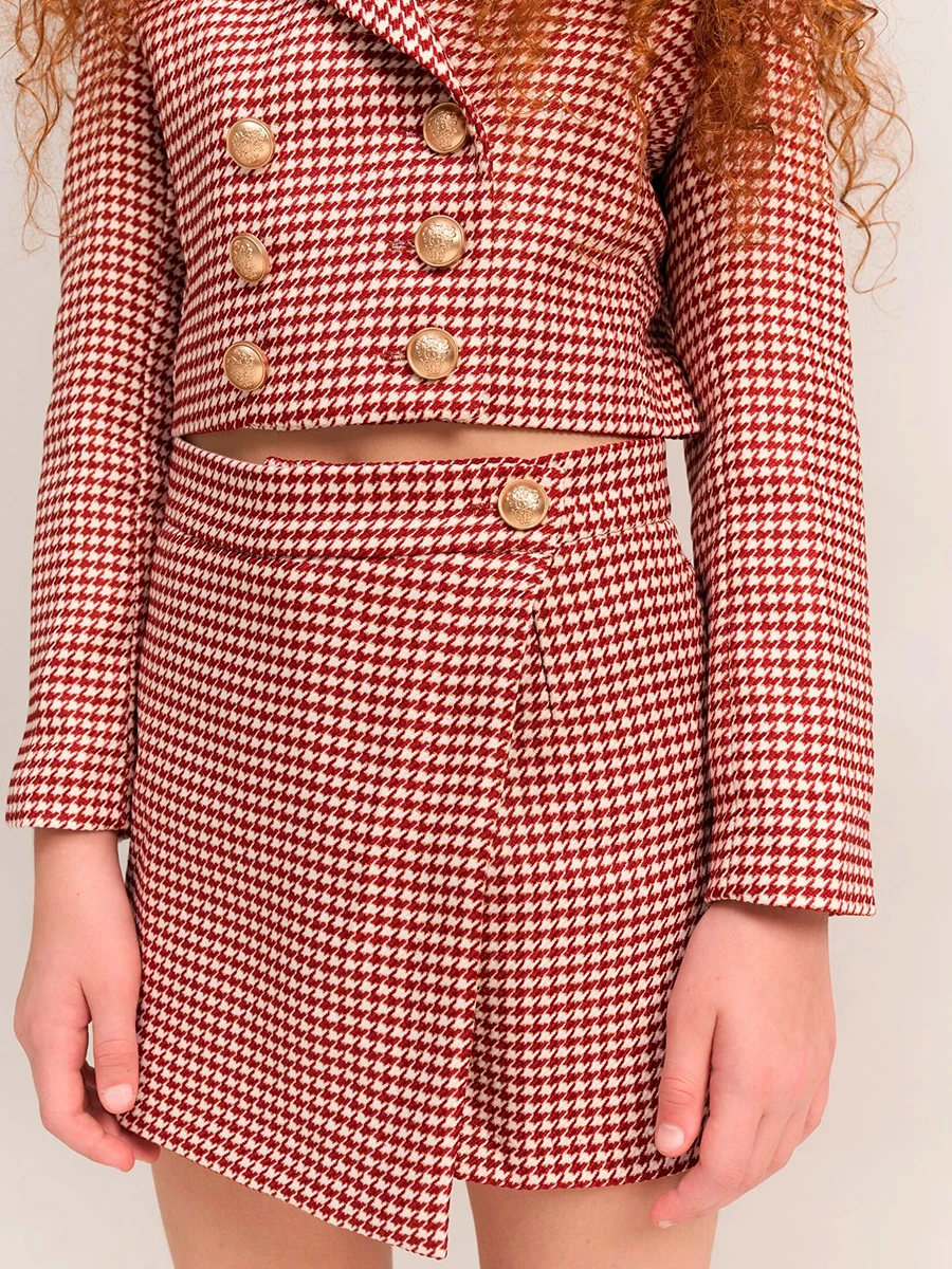 Юбка-шорты с принтом