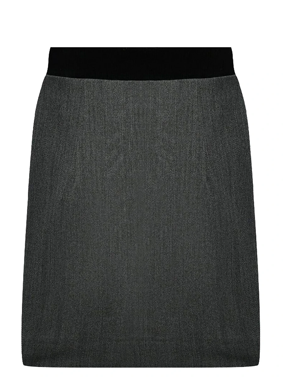 Юбка однотонная