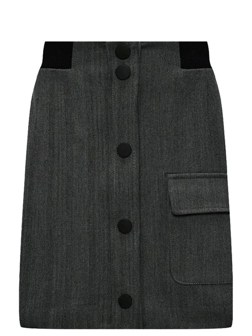 Юбка однотонная DAN MARALEX