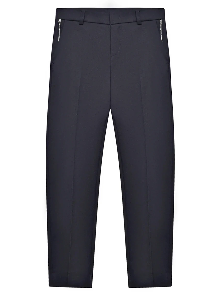 Брюки однотонные