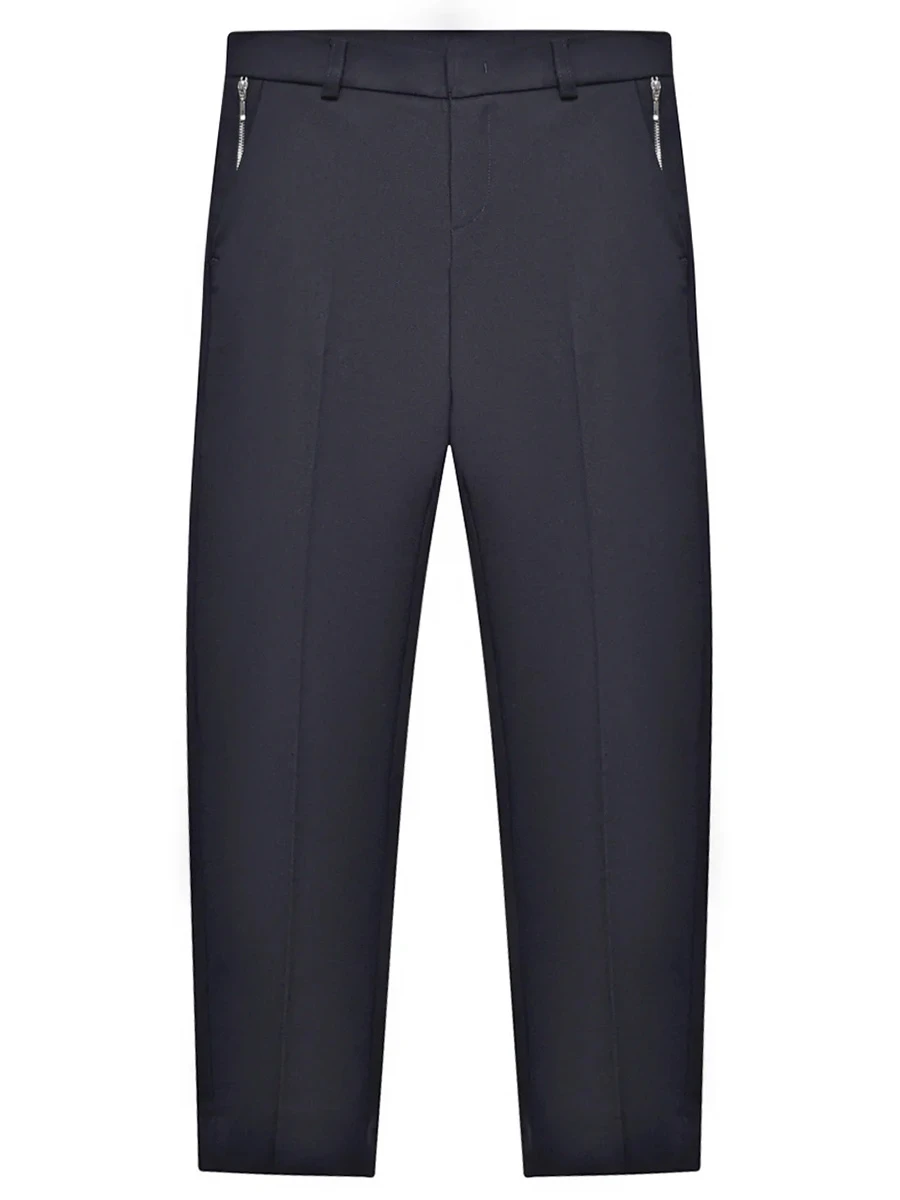 Брюки однотонные