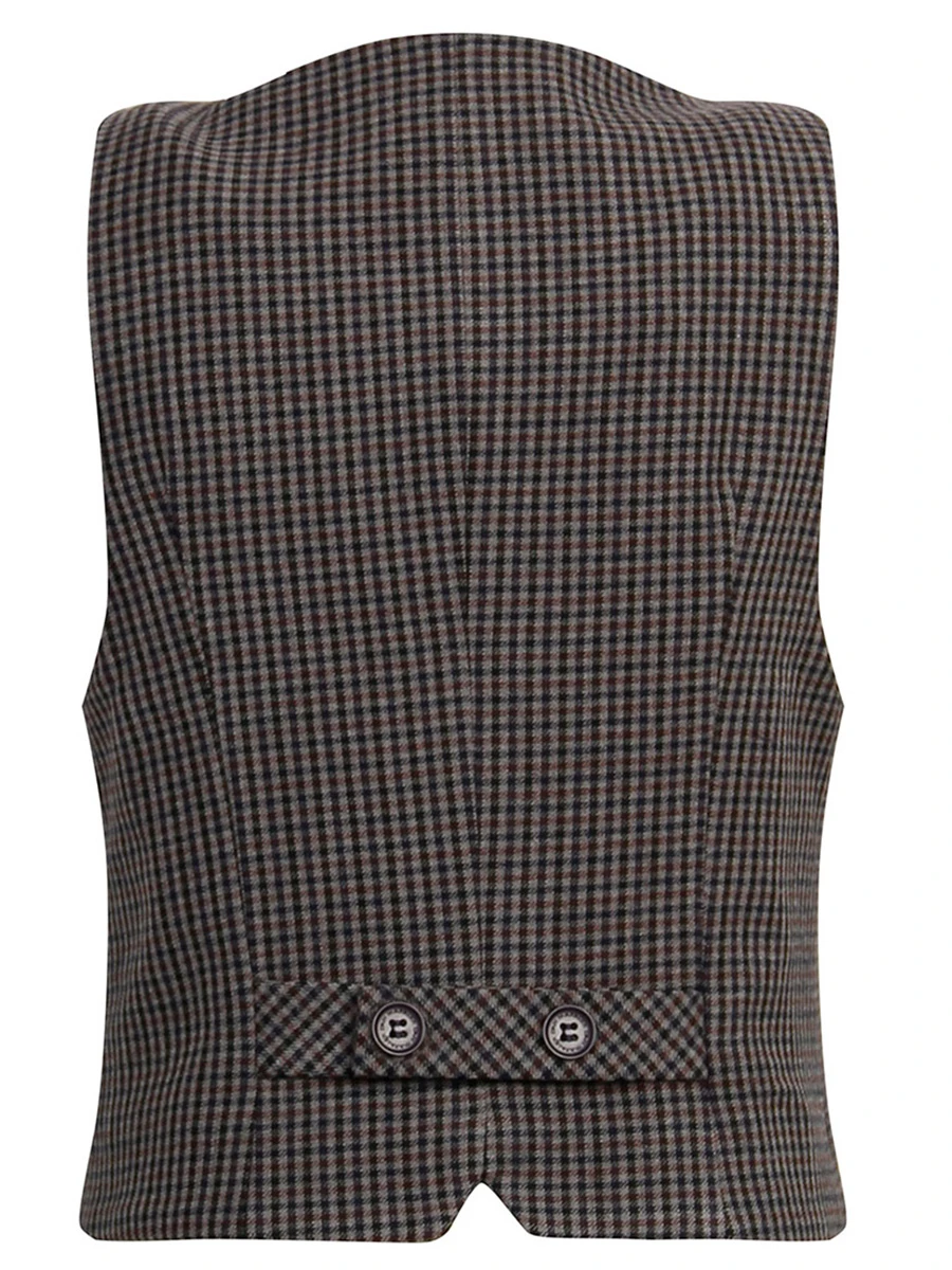 Жилет в клетку