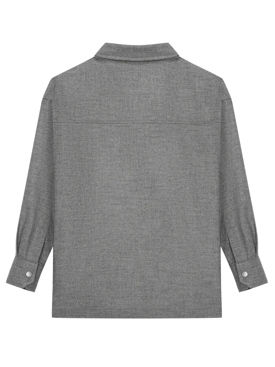 Рубашка однотонная