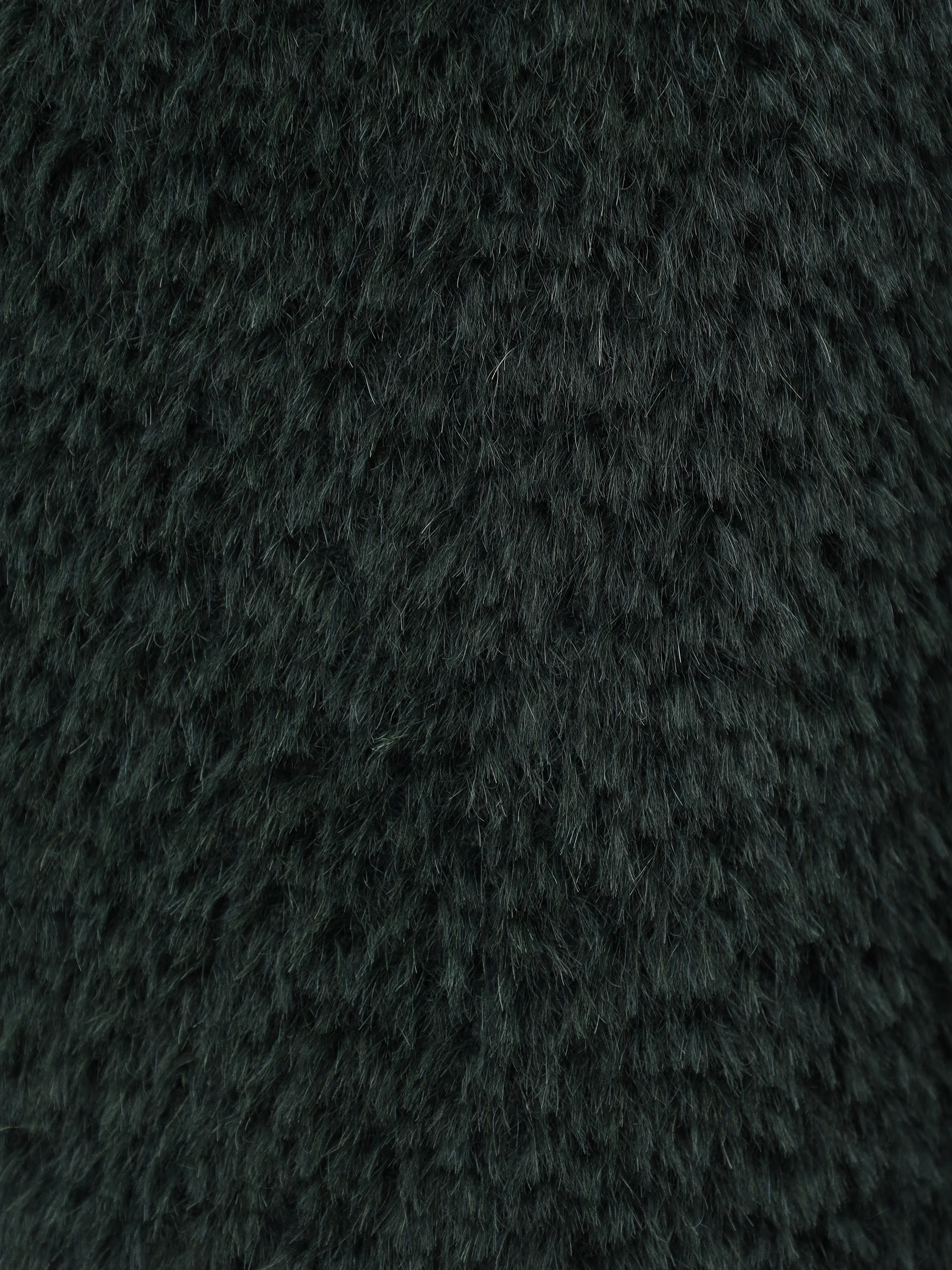 Пальто из шерсти сури альпака