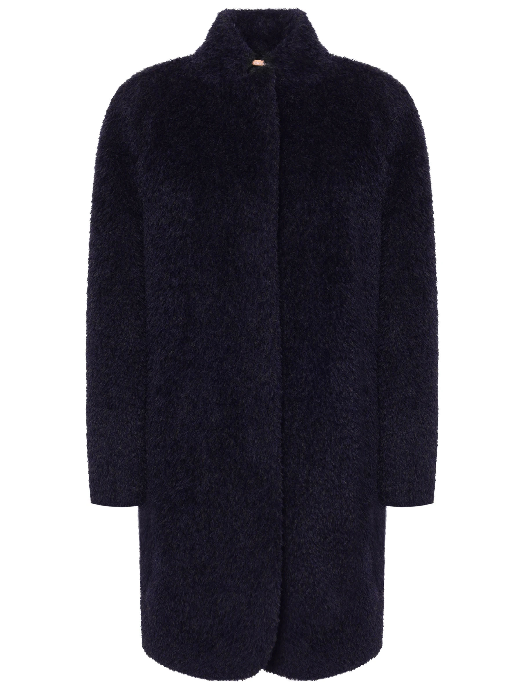 Пальто из шерсти сури альпака