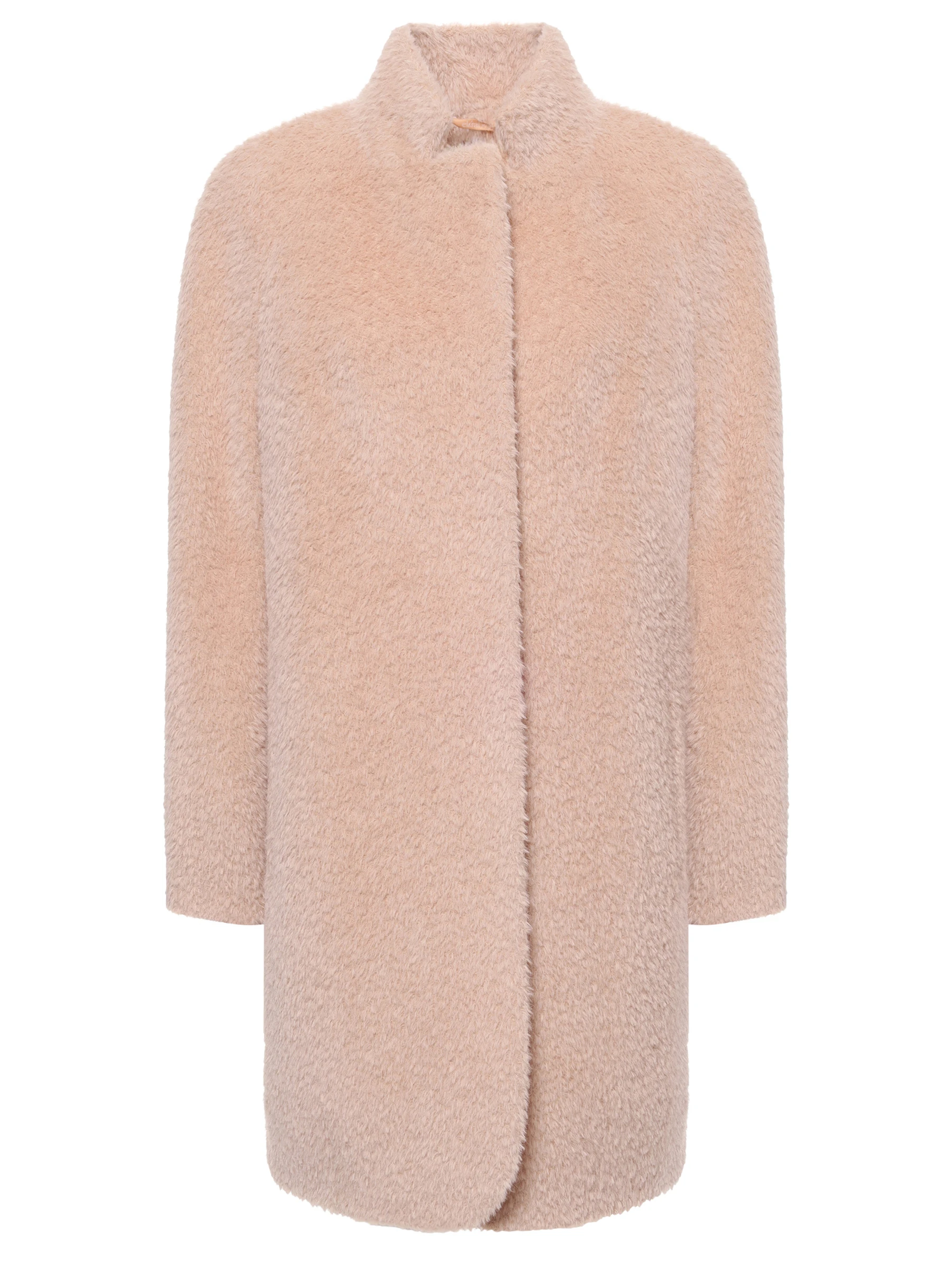 Пальто из шерсти сури альпака