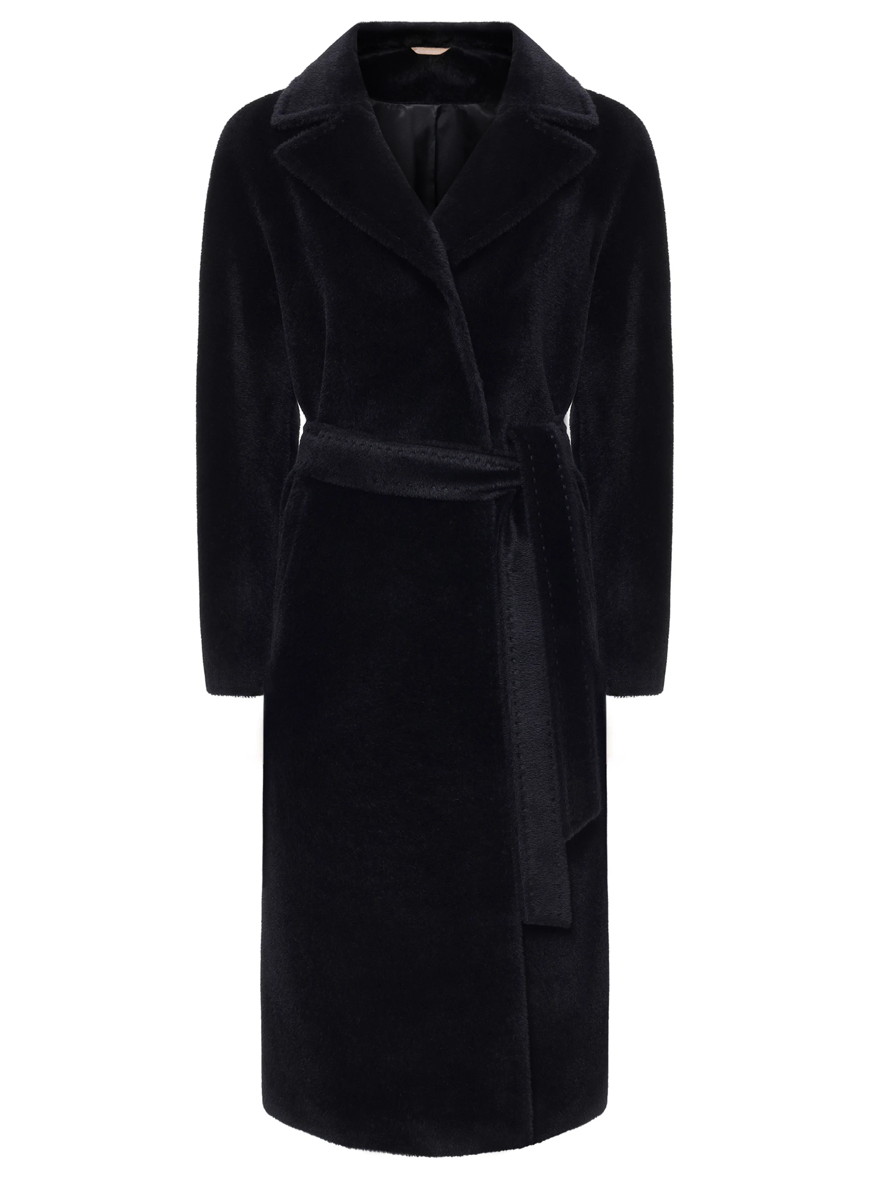 Пальто из шерсти альпака