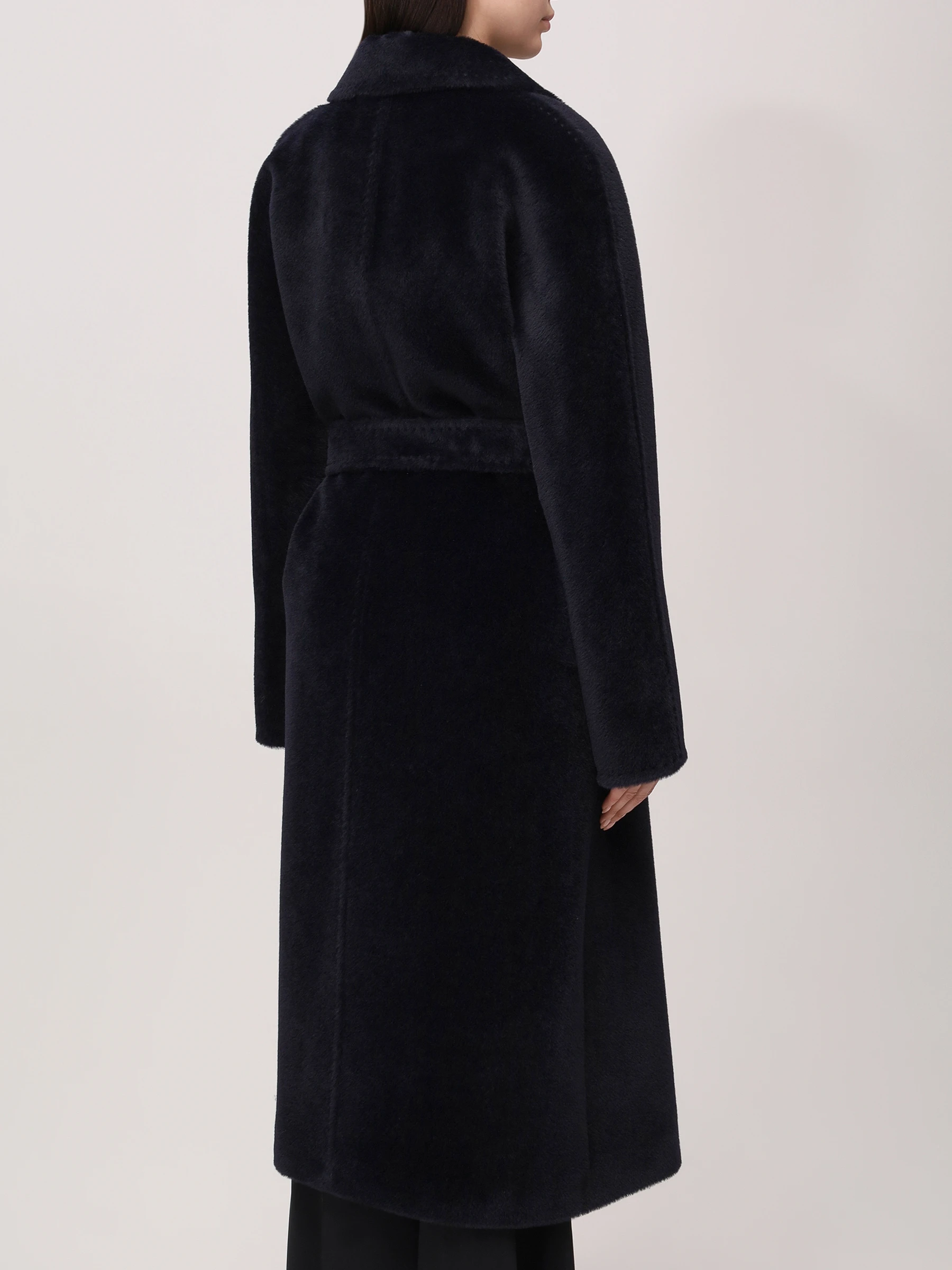 Пальто из шерсти альпака