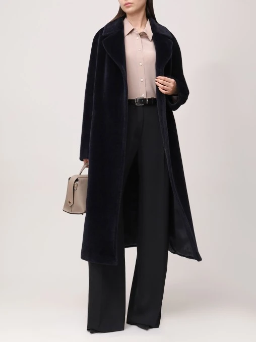 Пальто из шерсти альпака ELISABETTA