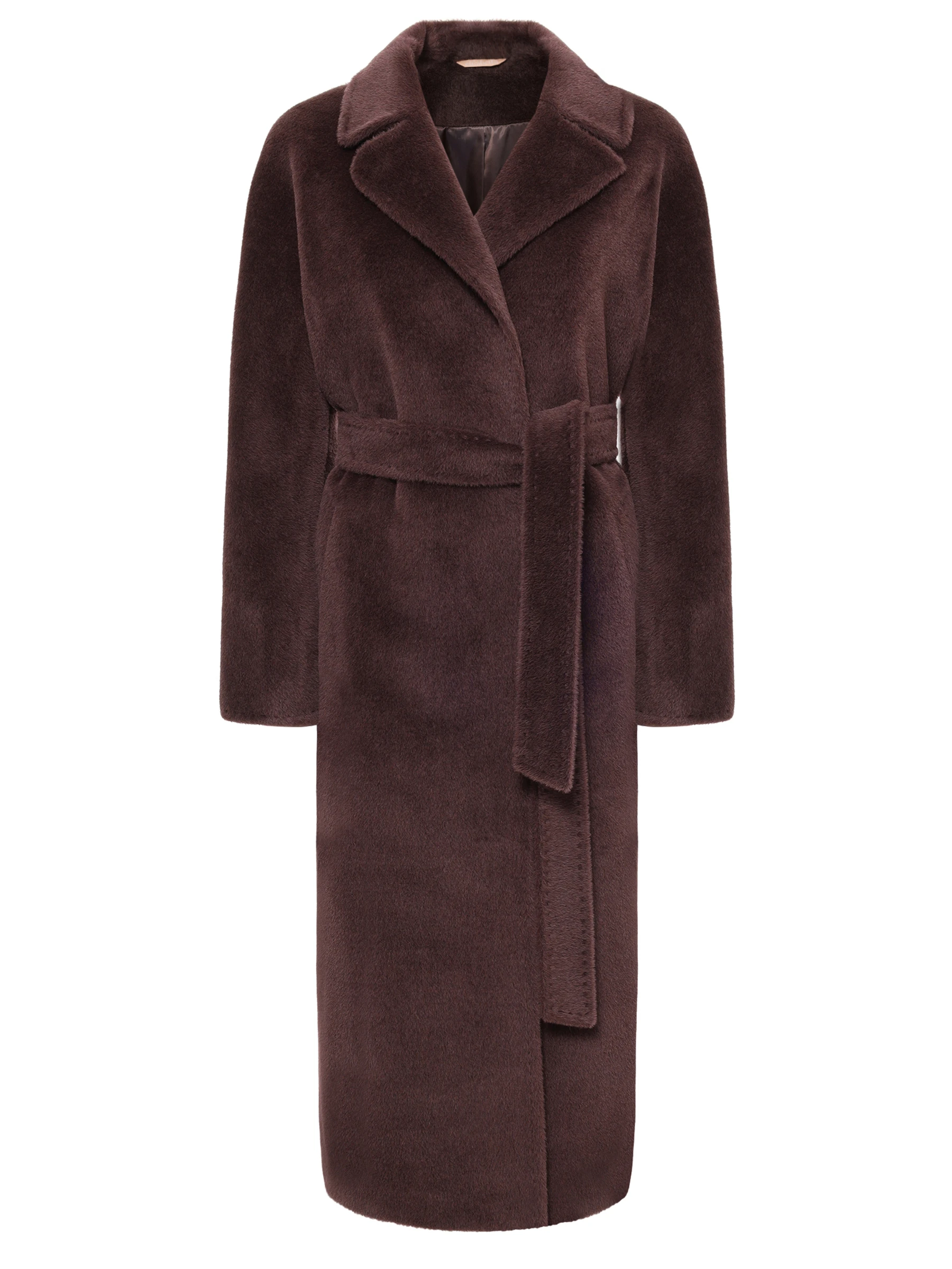 Пальто из шерсти альпака