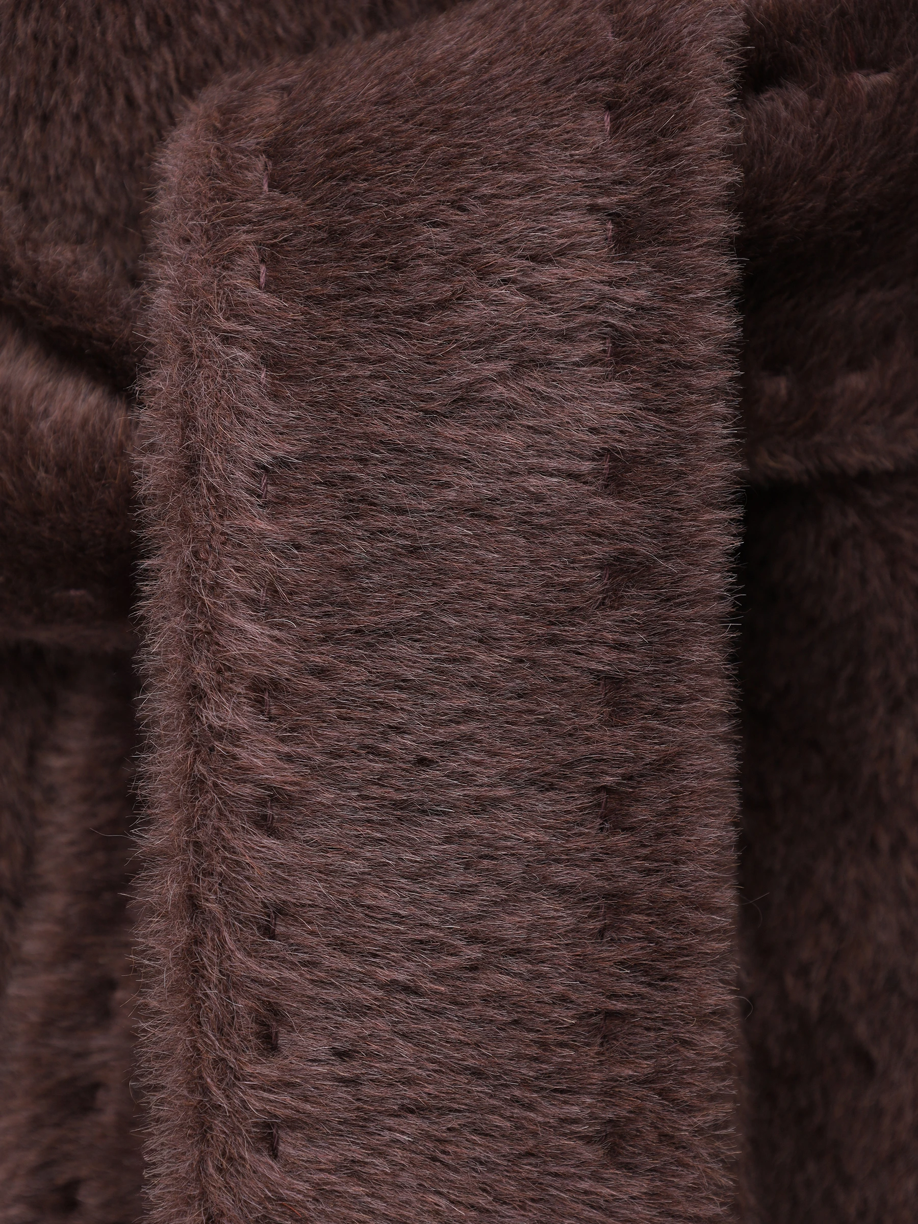 Пальто из шерсти альпака