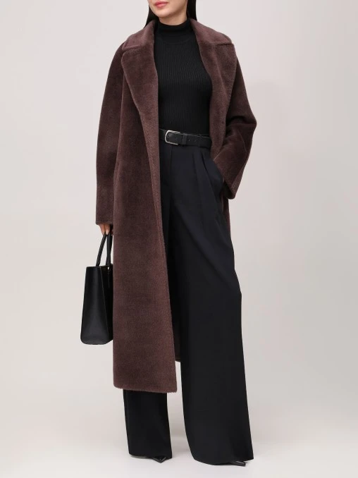 Пальто из шерсти альпака ELISABETTA