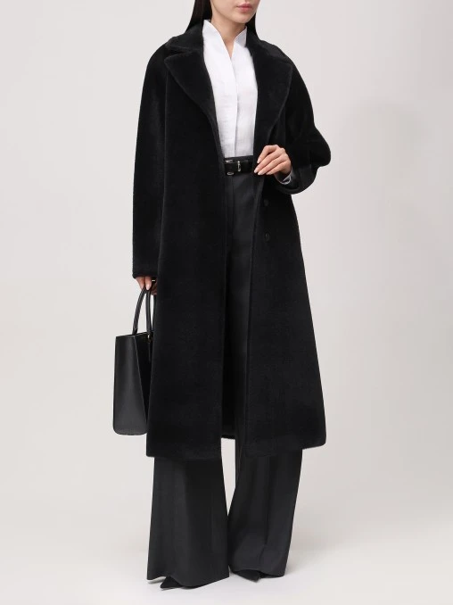 Пальто из шерсти сури альпака ELISABETTA