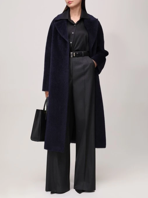 Пальто из шерсти сури альпака ELISABETTA