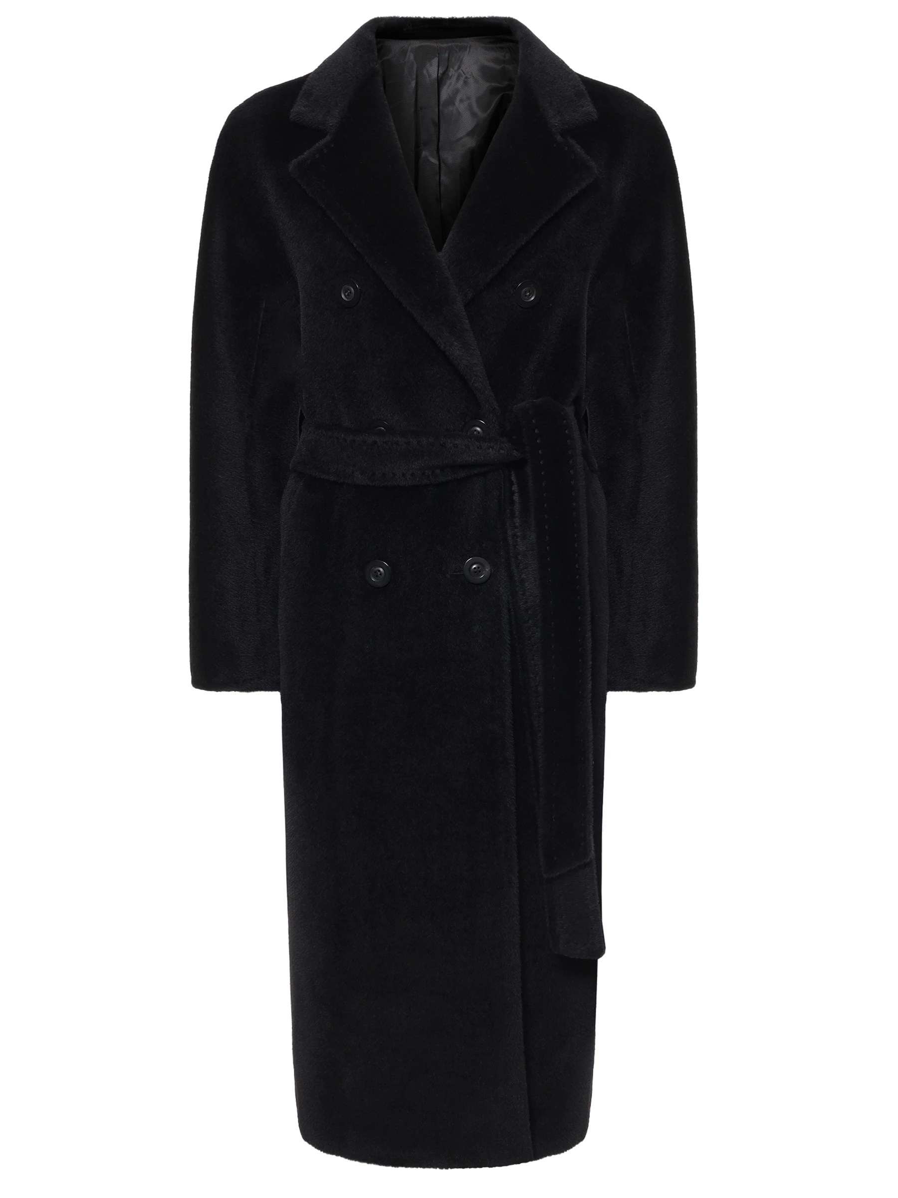 Пальто из шерсти альпака