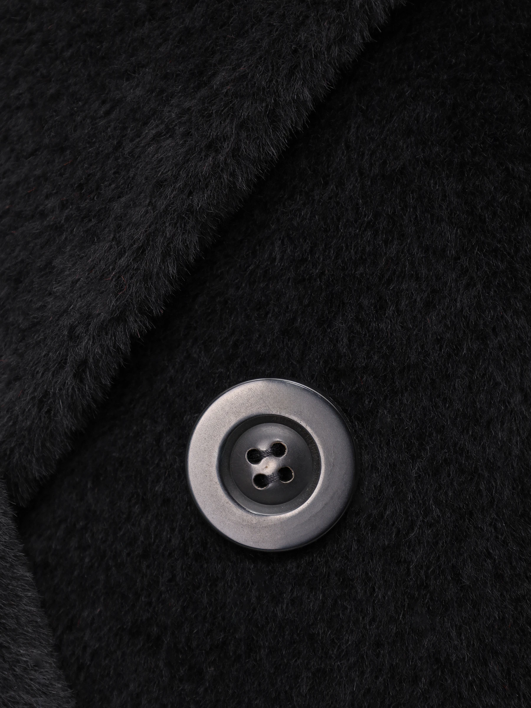 Пальто из шерсти альпака