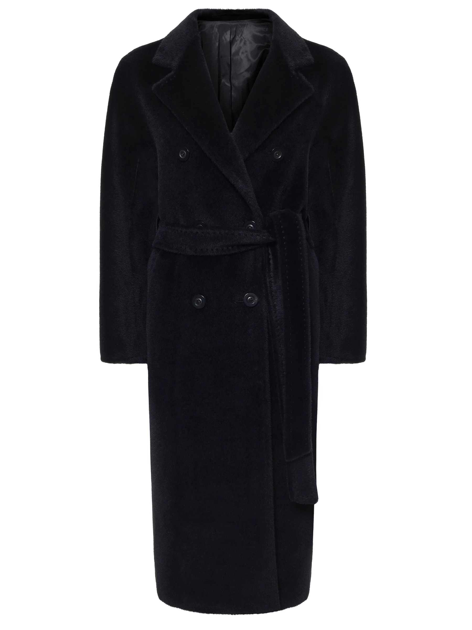 Пальто из шерсти альпака